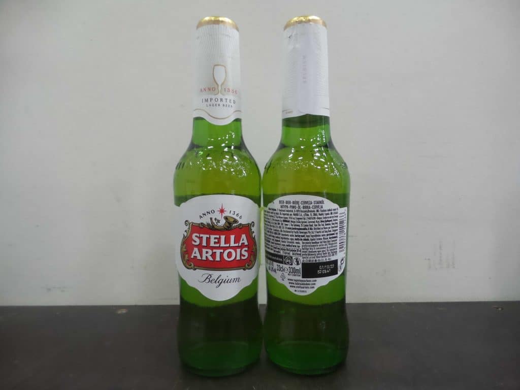 november dated stella artois 4 x 330ml bottles