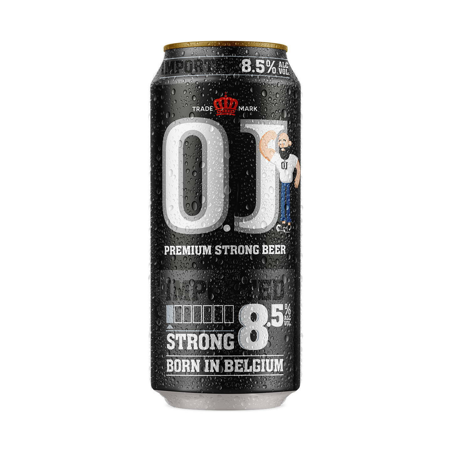 o.j. strong 8.5% 500 ml can