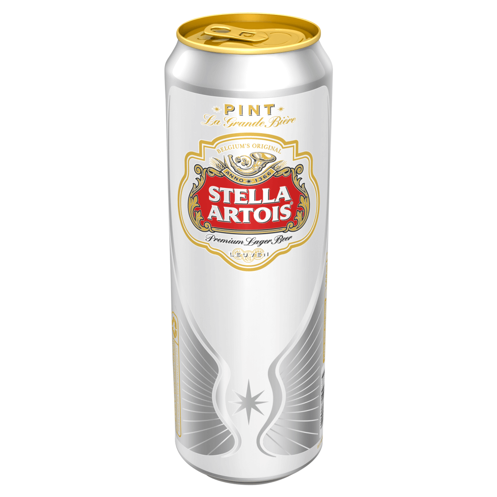 stella artois lager (24 x 568 ml pint cans)