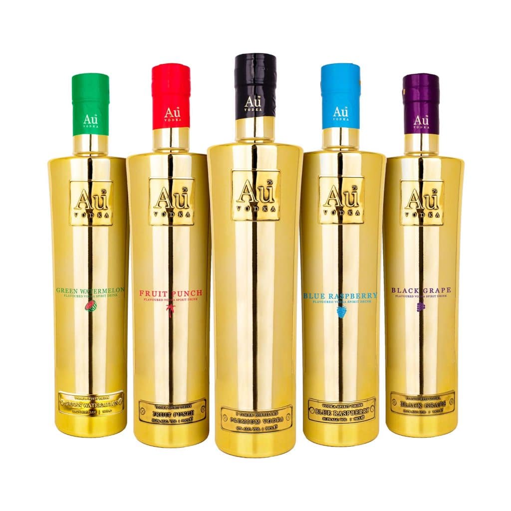 au vodka original + flavours