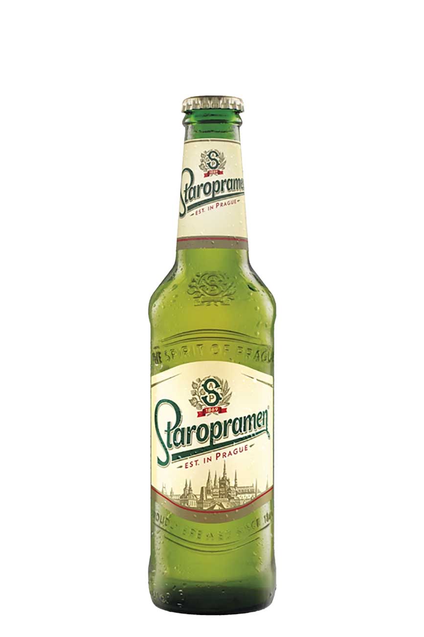 staropramen 33cl bottles