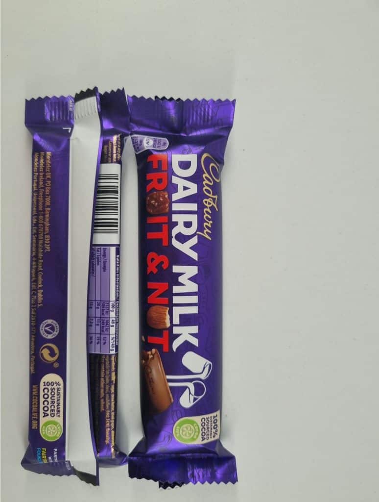 cadburys fruit n nut