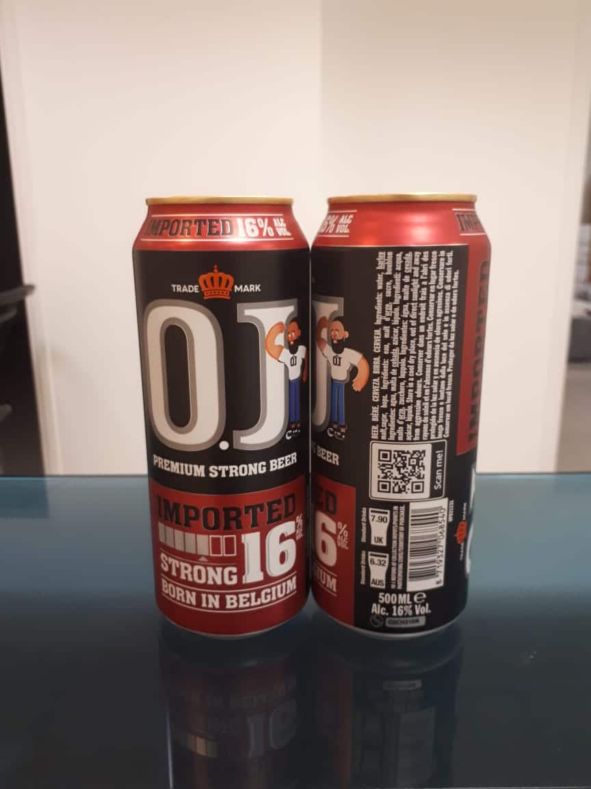 o.j. 16% strong beer 500ml x24