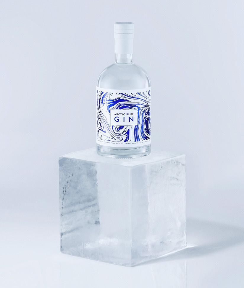 arctic blue gin 500ml abv 48%