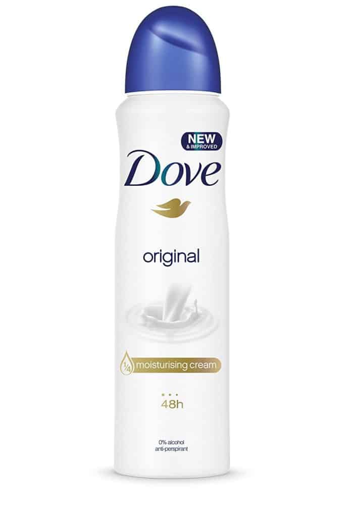 dove original antiperspirant deodorant spray 250ml