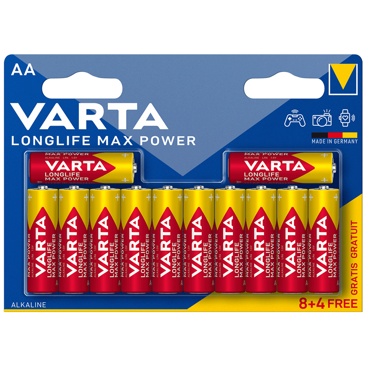 varta longlife maxpower batteries