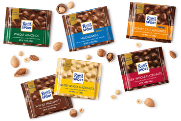 ritter sport 100g nut selection