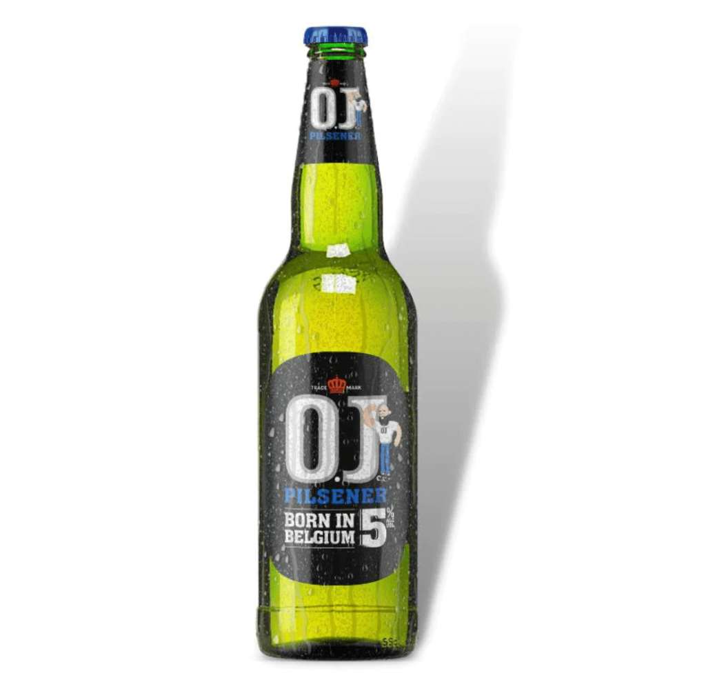 o.j. pilsner bottles 660ml x 15