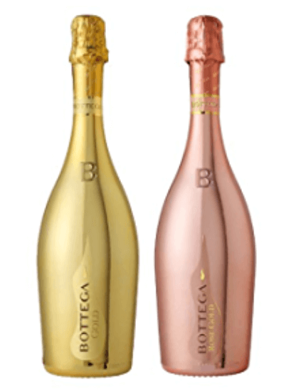wanted: bottega gold & pink gold prosecco