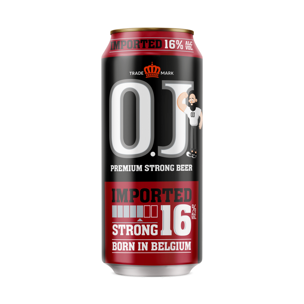 o.j. 16% strong