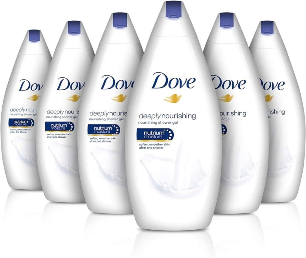 dove shower gel 6 x 400ml