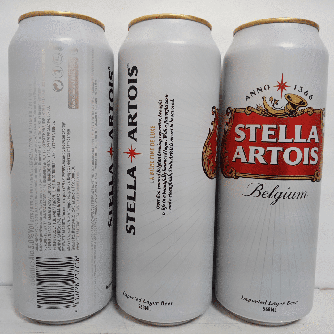 stella artois be 4x6 33cl bottle