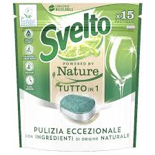 svelto tabs lavastoviglie 15 pz. nature agrumi