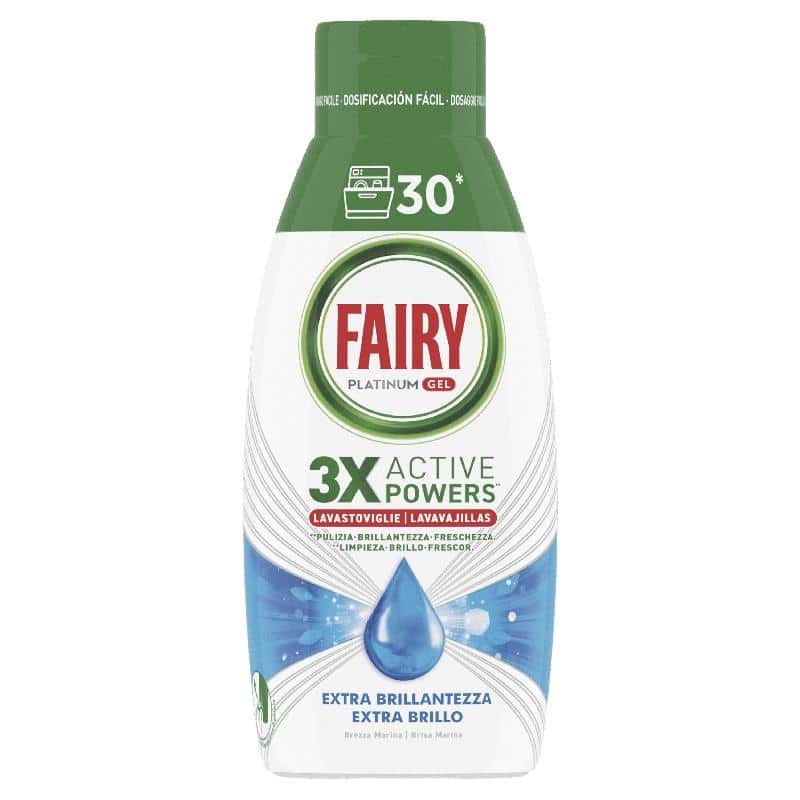 fairy gel lavastoviglie 600 ml. platinum limone p.profornda