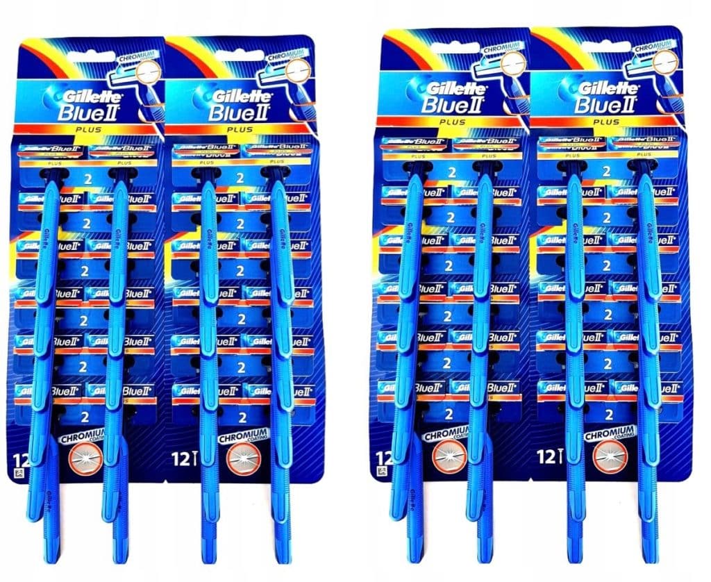gillette razor 48 pcs. blue ii plus 13.31€