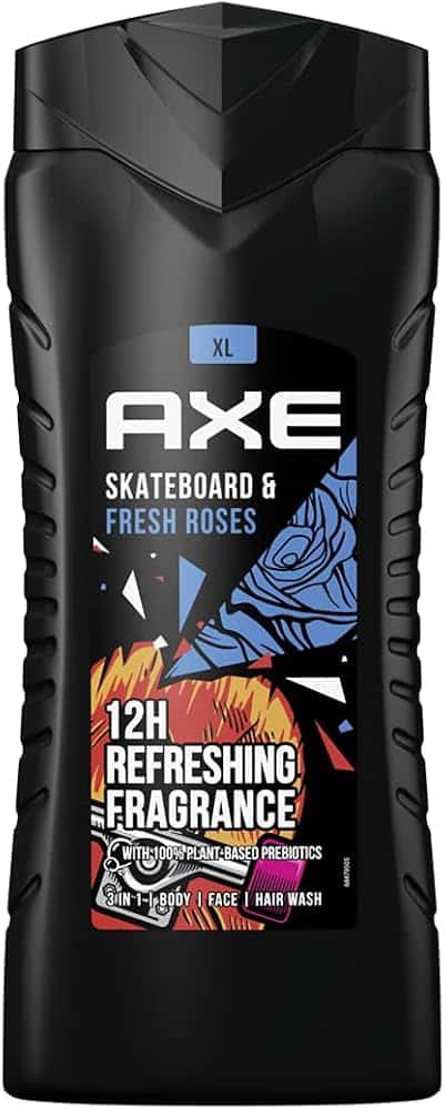 axe sg 400ml skateboard&roses 2.15€