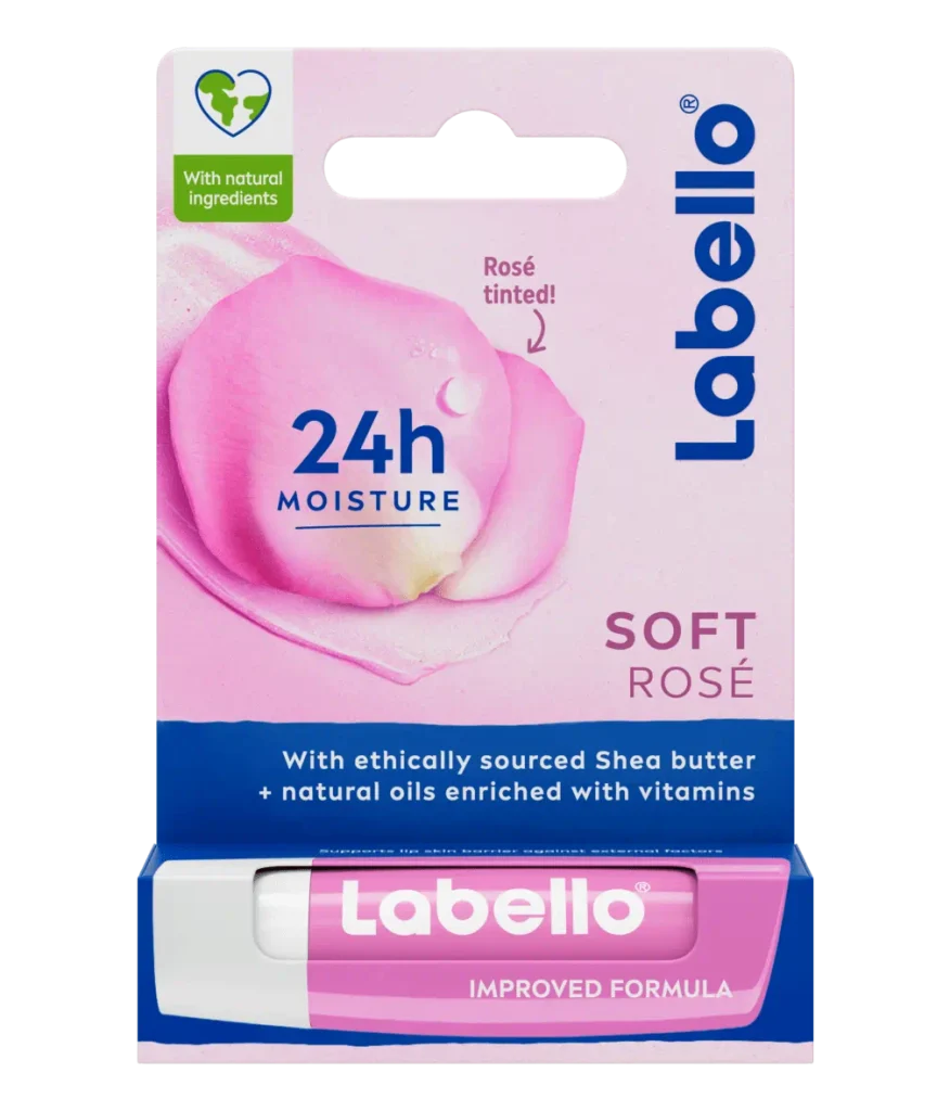 labello blister soft rose new